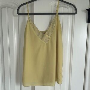 Gianni Bini Yellow Asymmetrical Sleeveless Camisole